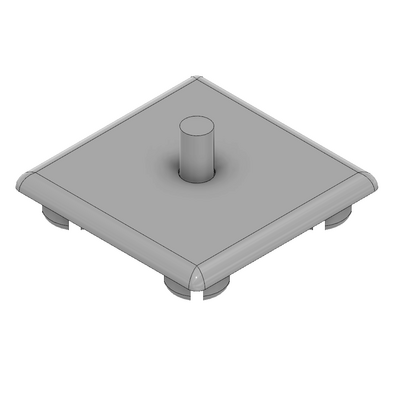 60-010-1 MODULAR SOLUTIONS POLYAMIDE PART END CAP 45MM X 45MM BLACK